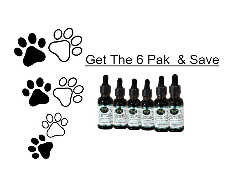 500mg CBD OIL DOG DROPS WITH PEANUT BUTTER FLAVOR - auspiciouswellness